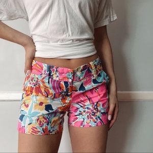 Lilly Pulitzer Floral Print Callahan Shorts